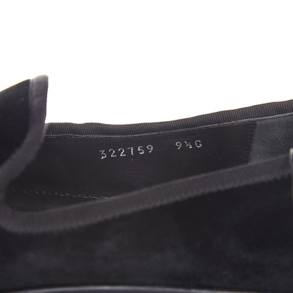 Gucci Velvet Mens Slip On Sneakers 9.5 Black 9 of 12