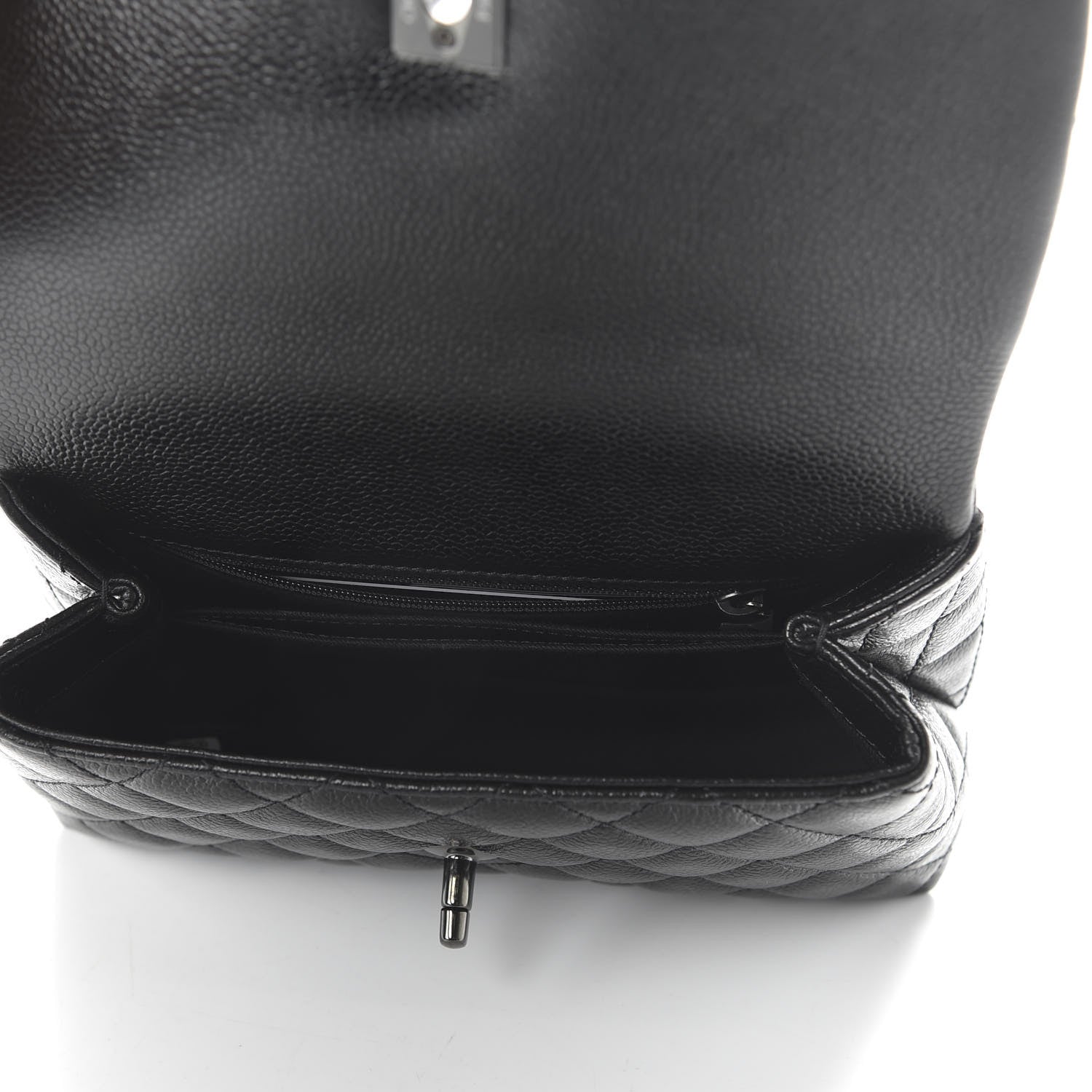 Chanel Caviar Quilted Mini Coco Handle Flap So Black 5 of 11