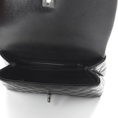 Chanel Caviar Quilted Mini Coco Handle Flap So Black 5 of 11