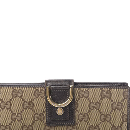 Gucci Monogram Abbey Continental Wallet Dark Brown 8 of 15