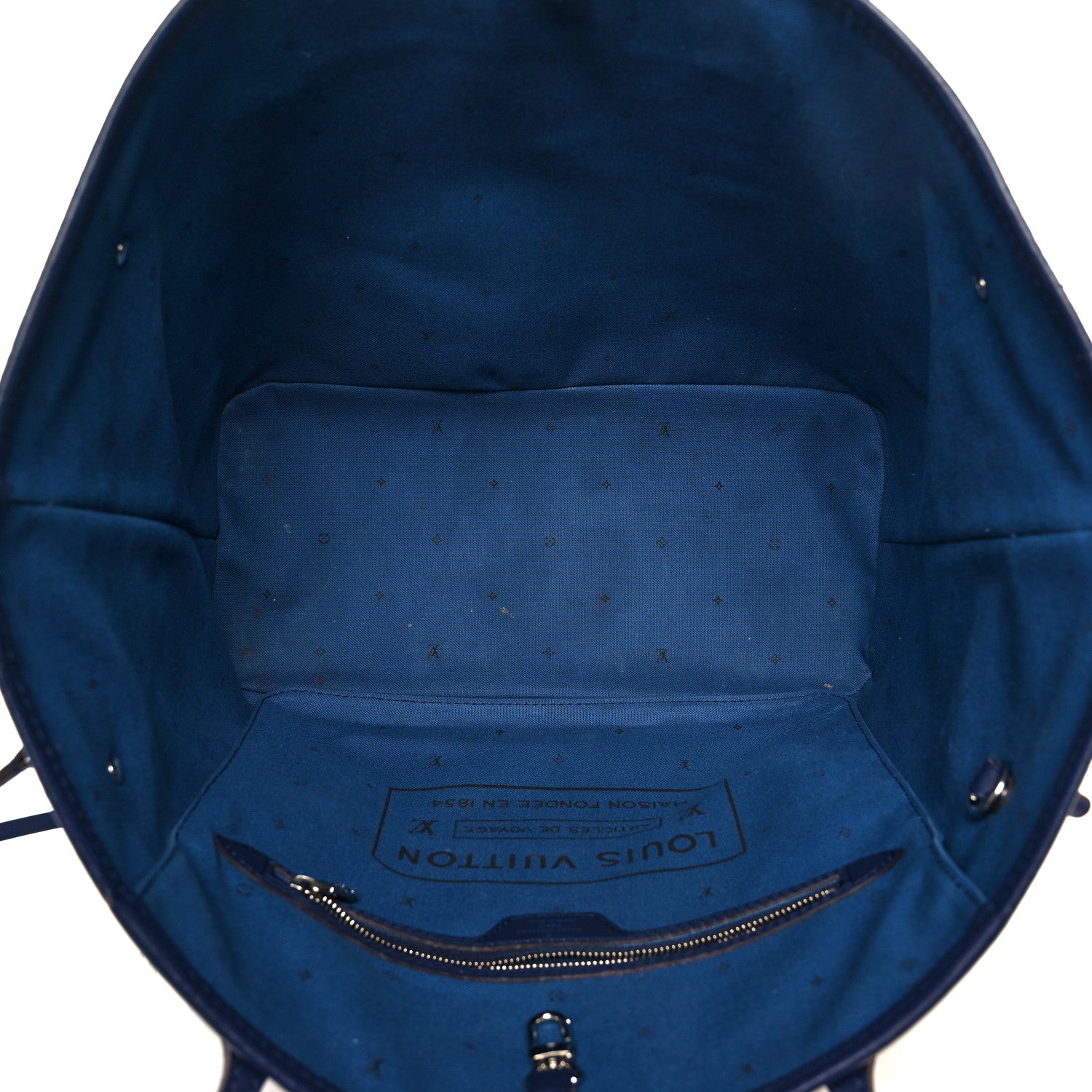 Louis Vuitton Monogram Escale Neverfull MM Blue 5 of 17