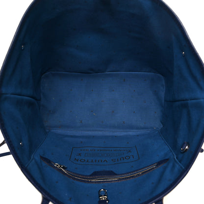 Louis Vuitton Monogram Escale Neverfull MM Blue 5 of 17