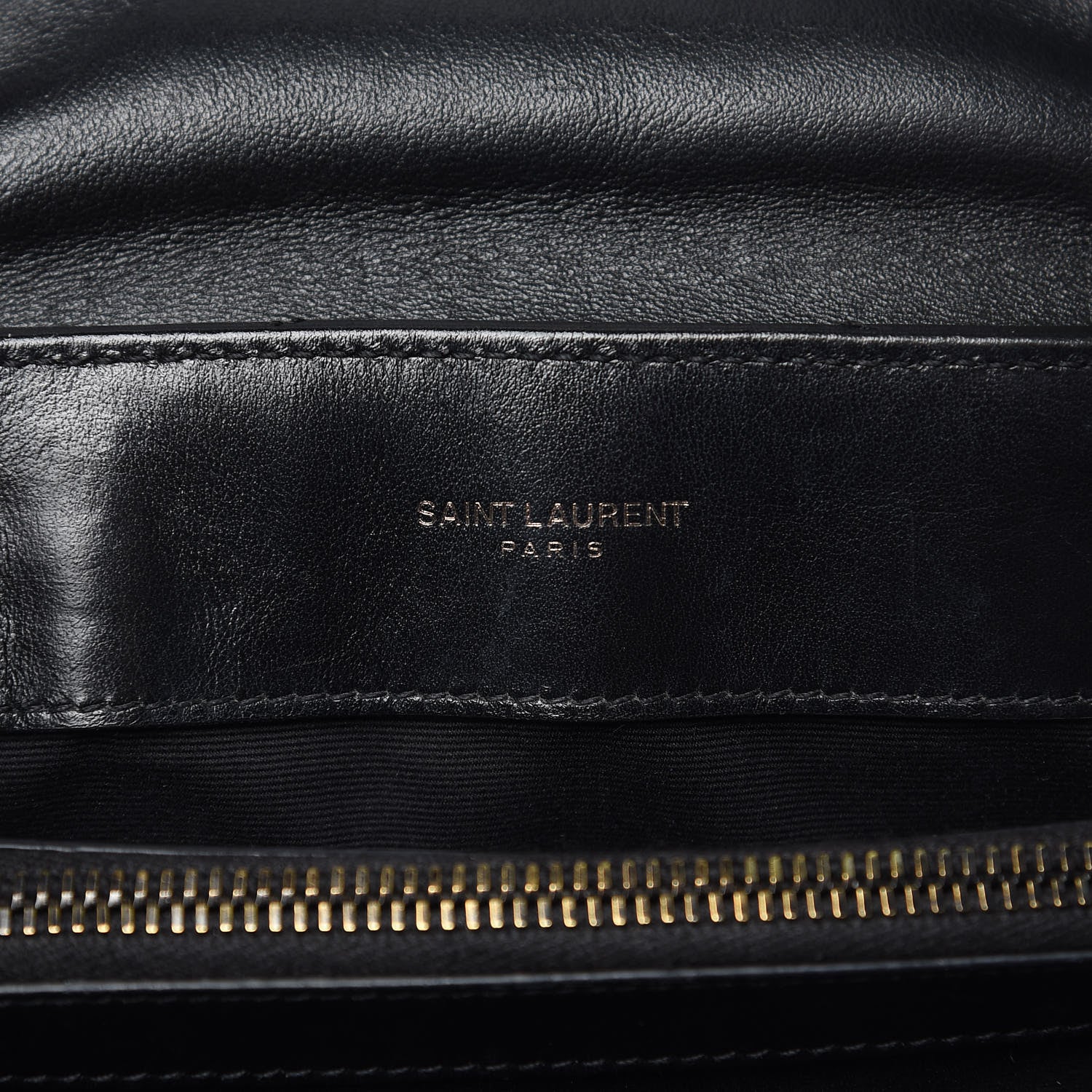 Saint Laurent Calfskin Y Quilted Monogram Small Loulou Chain Satchel Black 6 of 9