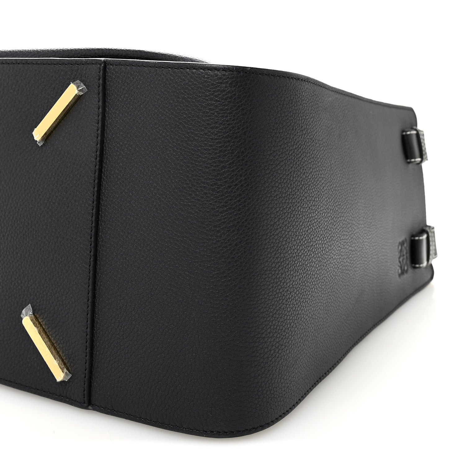 Loewe Calfskin Large Hammock Shoulder Bag Midnight Blue Black 10 of 10