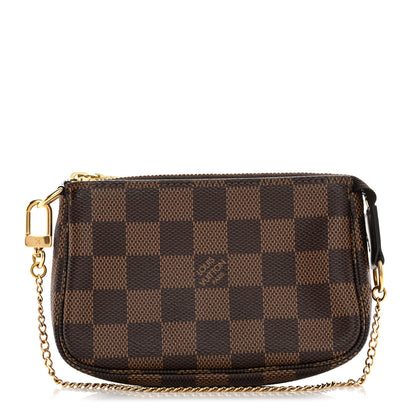 Louis Vuitton Damier Ebene Mini Pochette Accessories 1 of 8