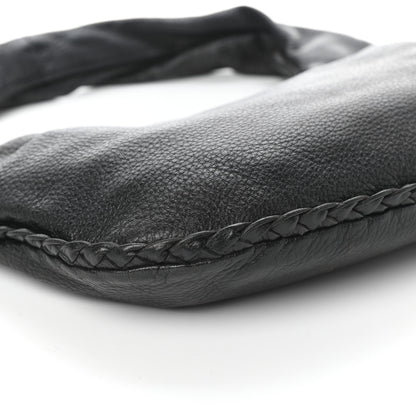 Bottega Veneta Cervo Braided Mini Veneta Hobo Black 8 of 9