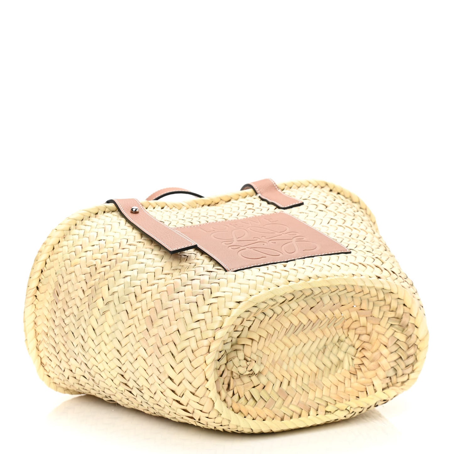 Raffia Basket Tote Bag Natural Tan