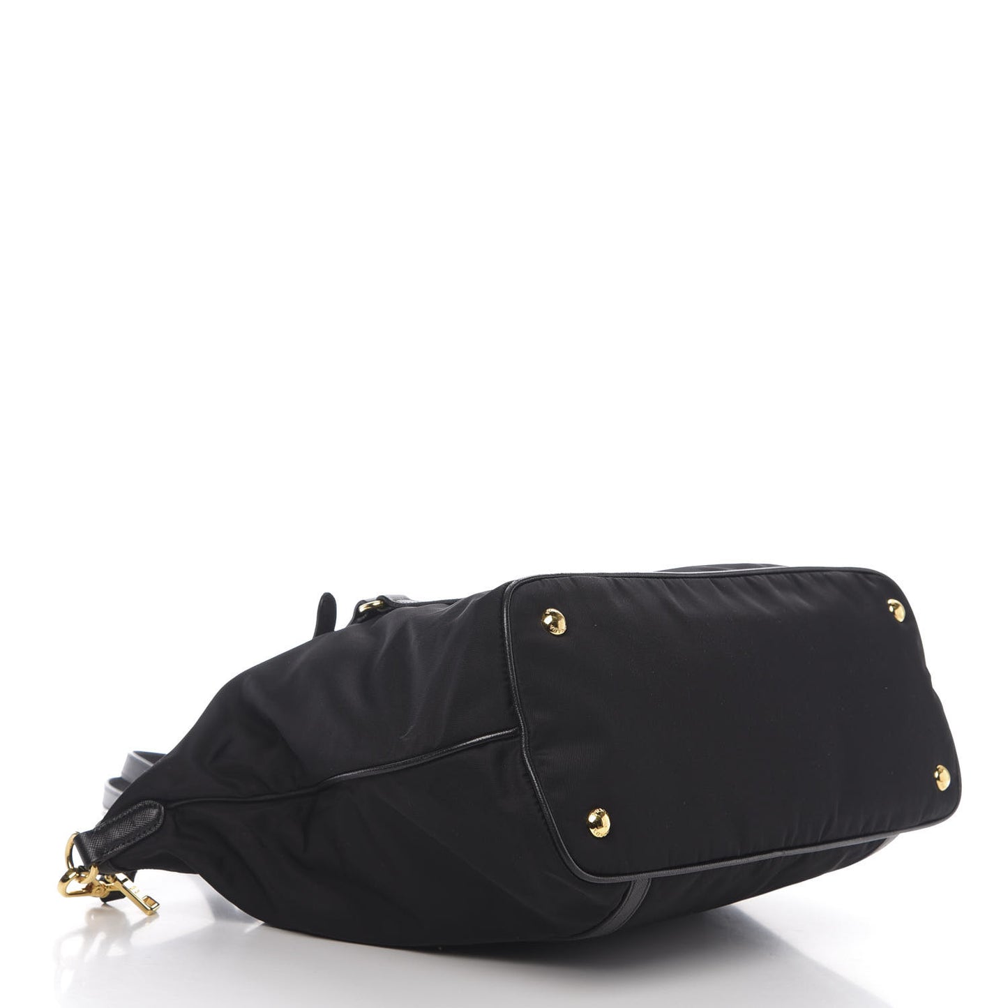 Tessuto Nylon Saffiano Tote Black