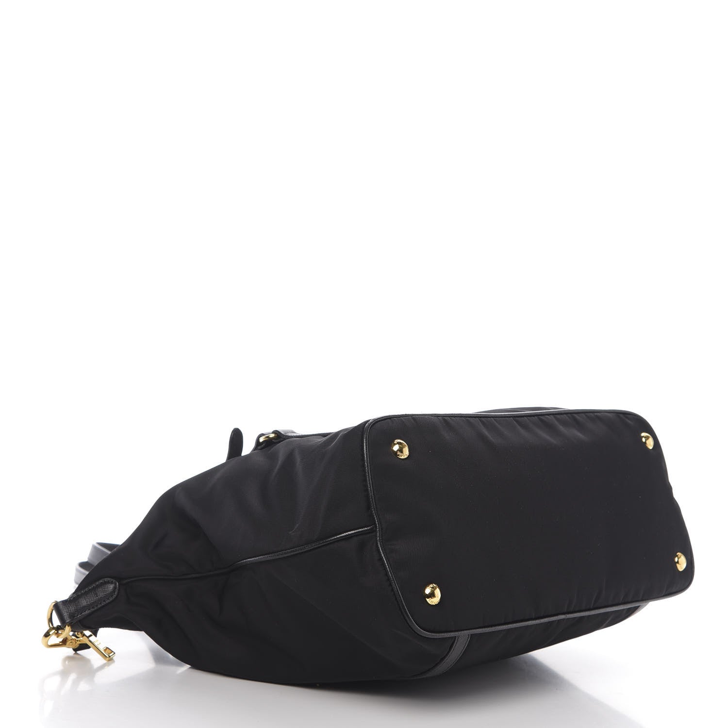 Prada Tessuto Nylon Saffiano Tote Black 3 of 8