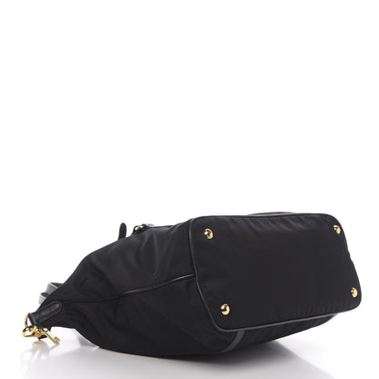 Prada Tessuto Nylon Saffiano Tote Black 3 of 8