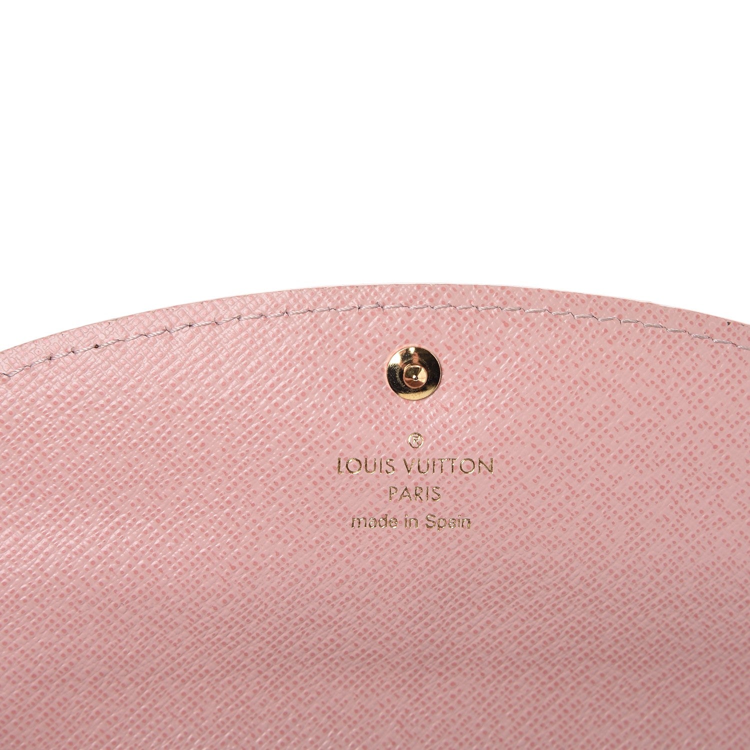 Louis Vuitton Damier Ebene Caissa Wallet Rose Ballerine 6 of 8