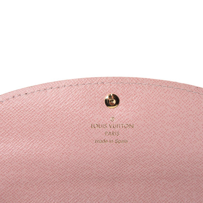 Louis Vuitton Damier Ebene Caissa Wallet Rose Ballerine 6 of 8
