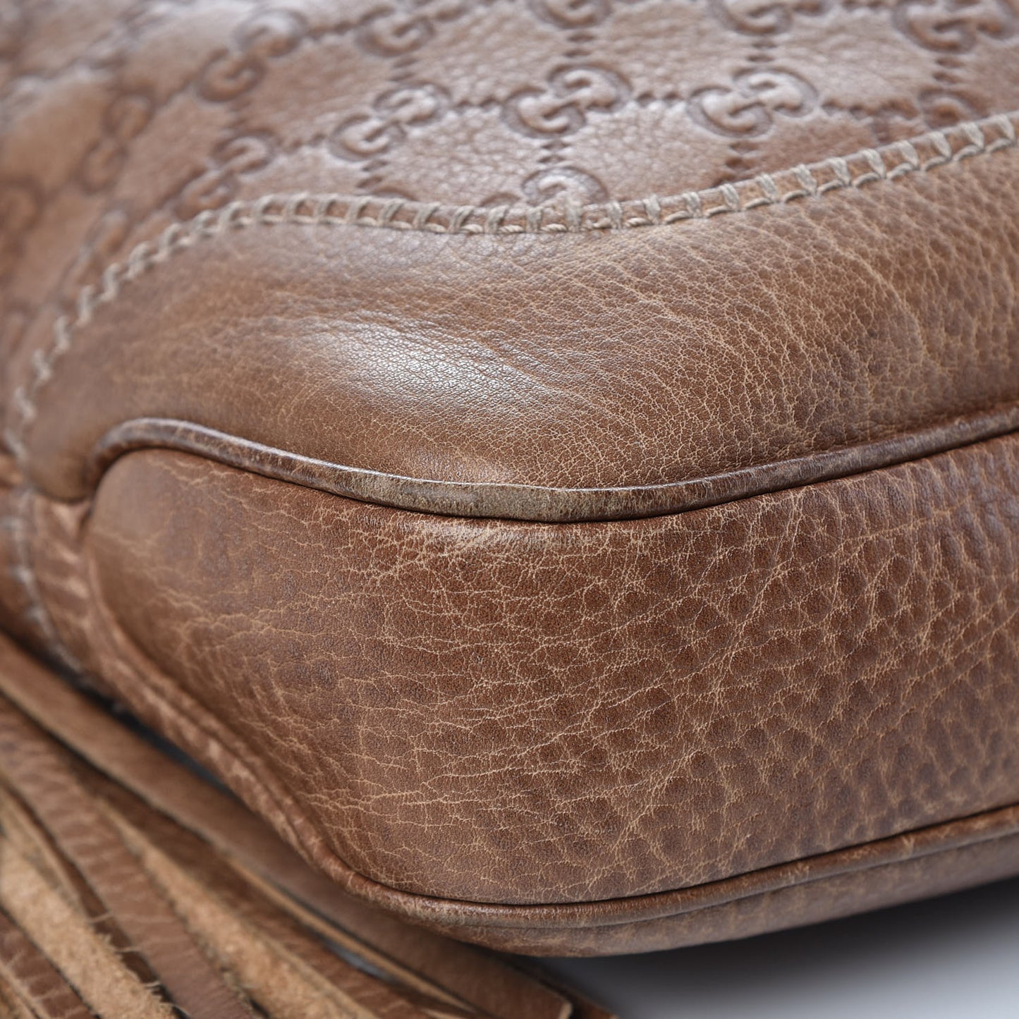 Guccissima Old Libeccio Medium New Jackie Hobo Old Naturale