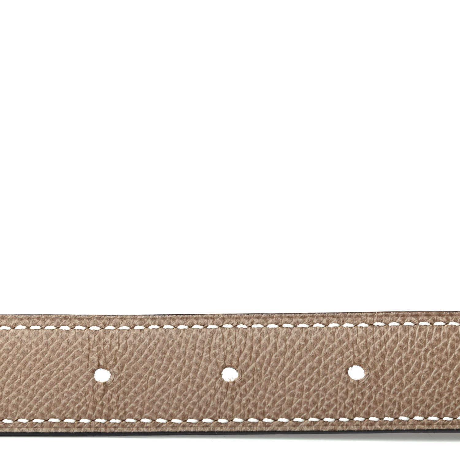 Hermes Swift Epsom 24mm Gamma Belt 75 Gold Etoupe 3 of 4