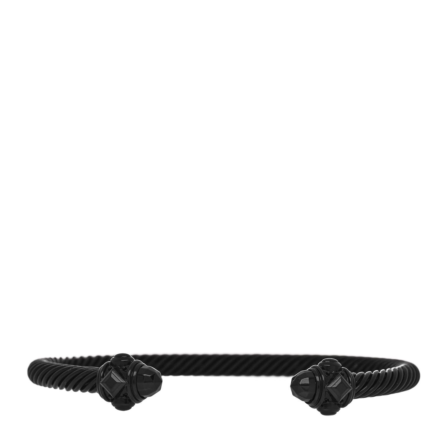 David Yurman Aluminum 5mm Renaissance Bracelet Black 1 of 4