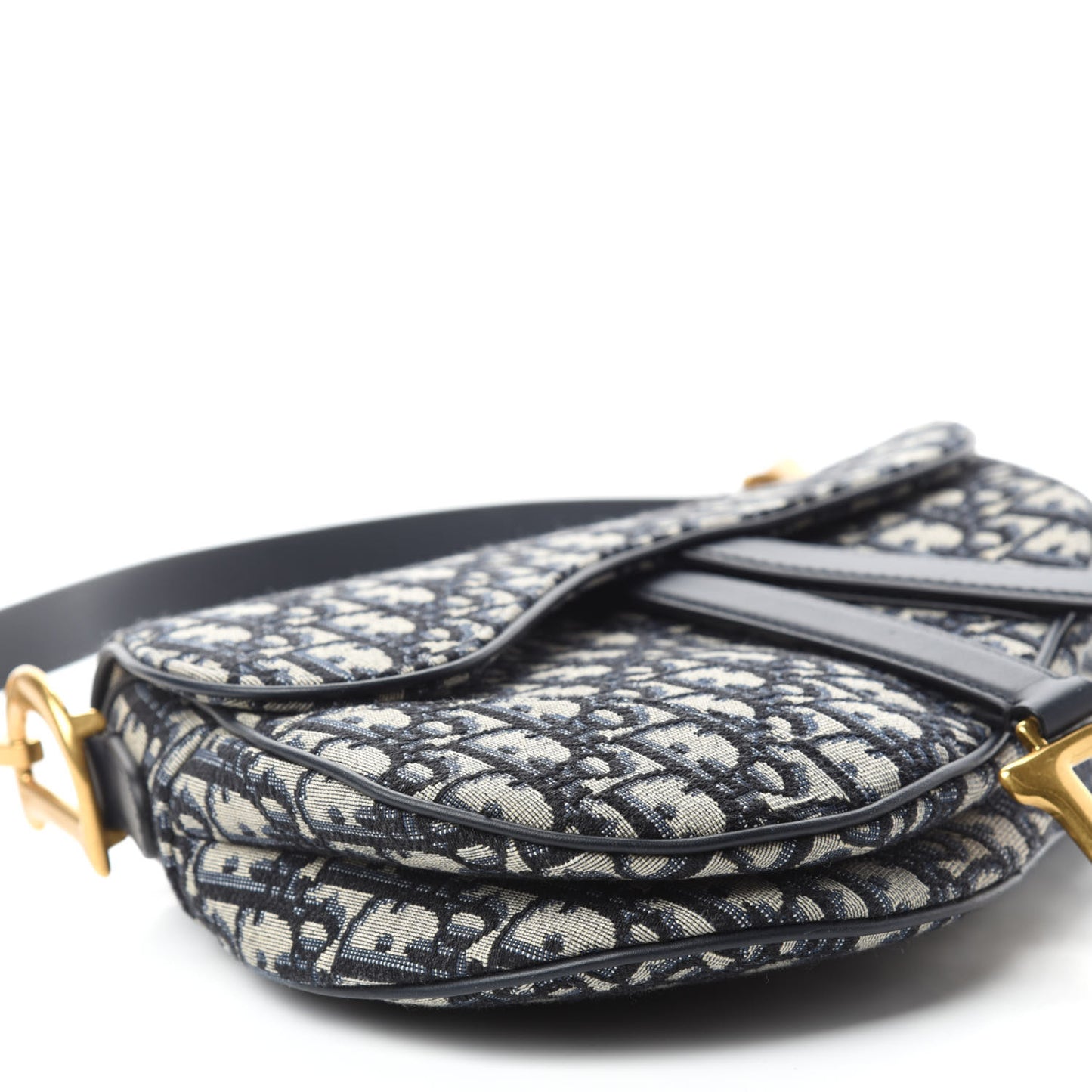 Oblique Saddle Bag Blue