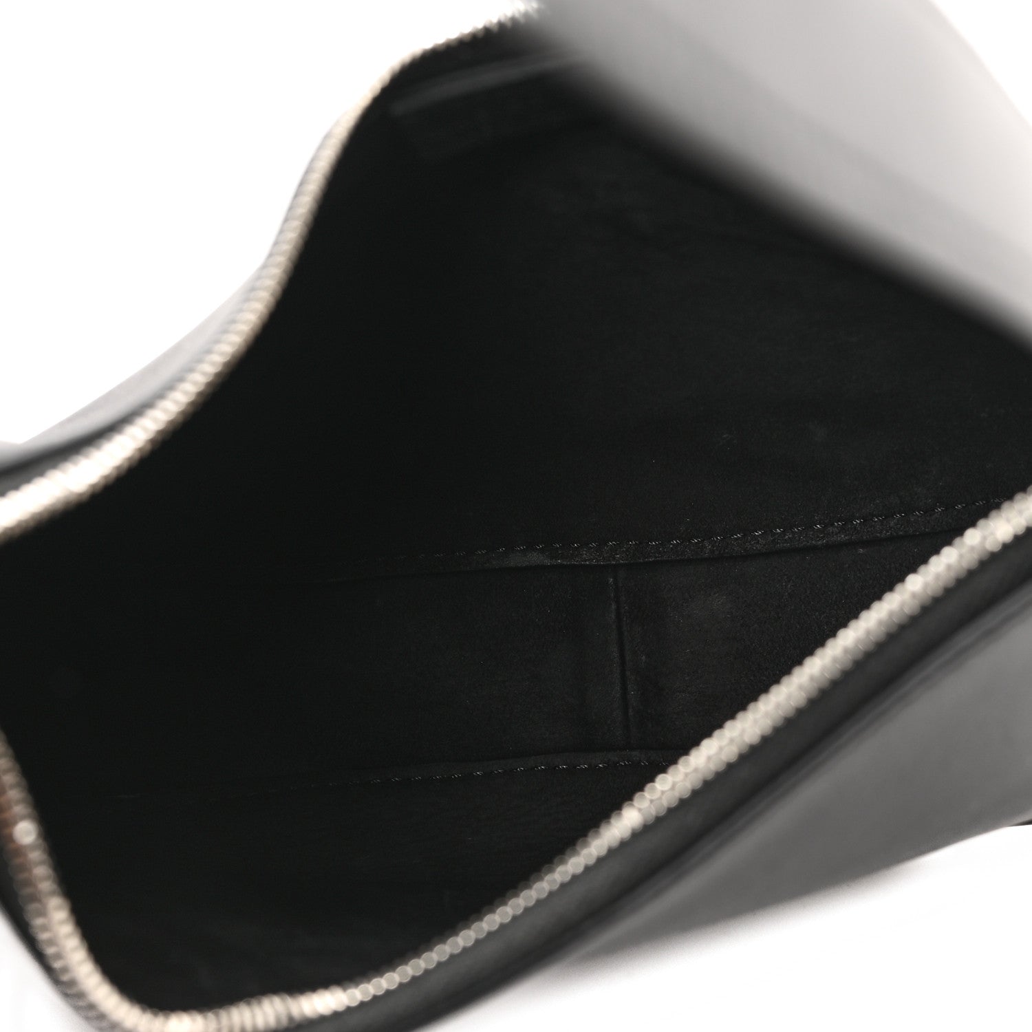 The Row Smooth Calfskin Half Moon Shoulder Bag Black 5 of 12