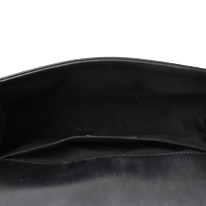 Chanel Calfskin Chevron Quilted Medium Chain Boy Flap Black 5 of 13