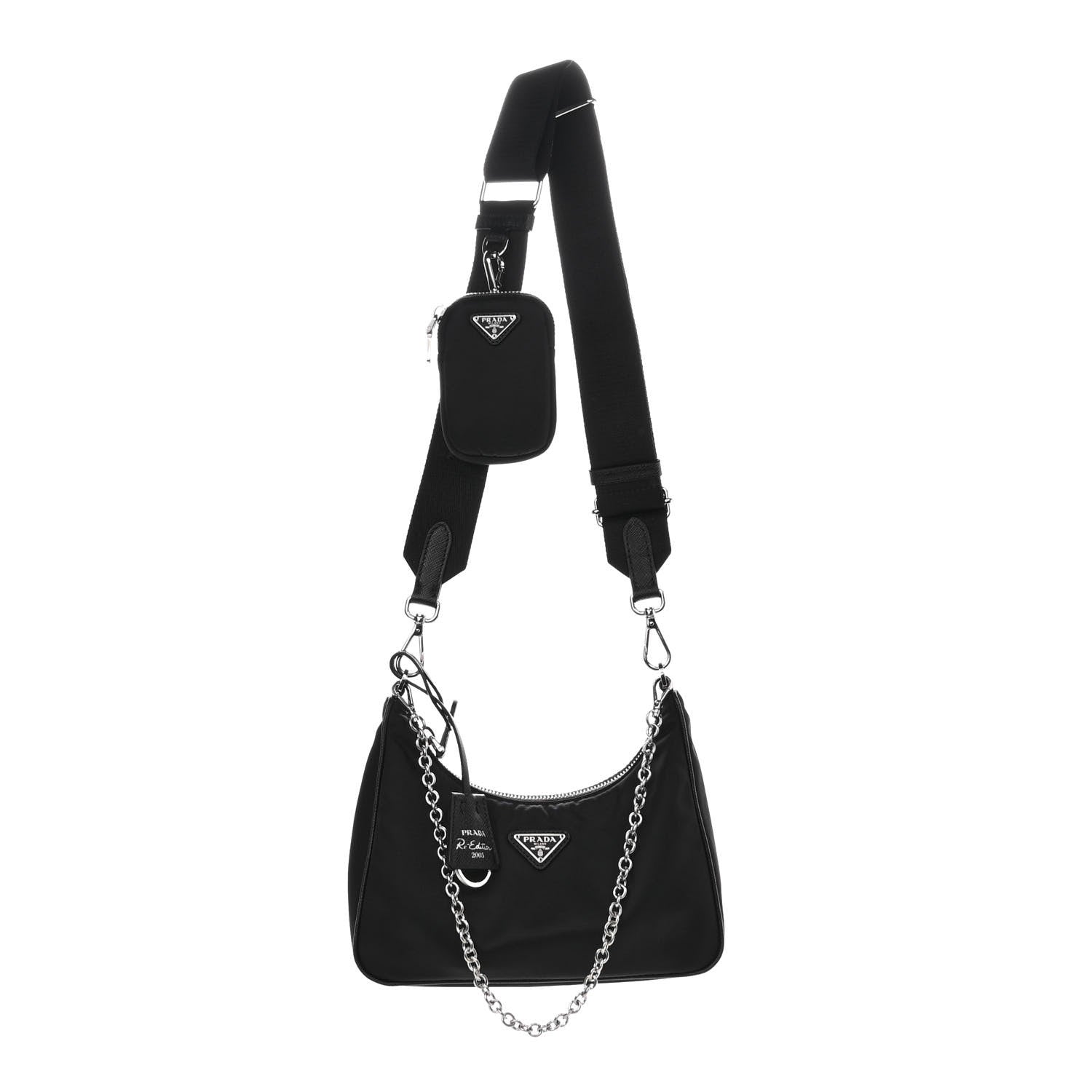 Prada Nylon Re-Edition 2005 Shoulder Bag Black 1 of 10