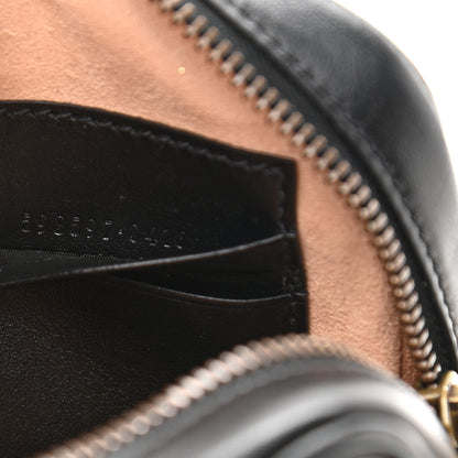 Gucci Calfskin Matelasse Mini GG Marmont Crossbody Bag Black 7 of 10