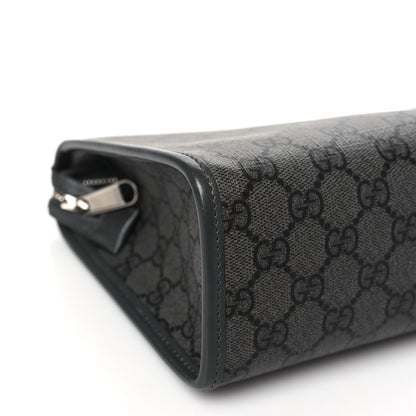 Gucci GG Supreme Monogram Ophidia GG Toiletry Case Grey Black 9 of 10