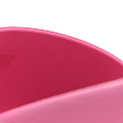 Gucci Rubber Womens Logo Slide Sandals 38 Fuchsia 7 of 7