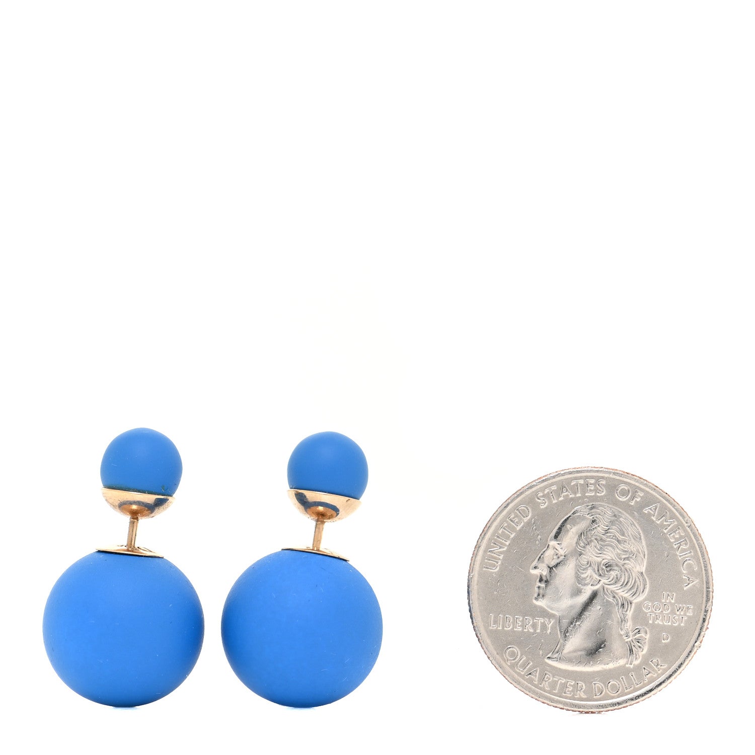 Christian Dior Mise En Dior Tribal Earrings Blue 2 of 5