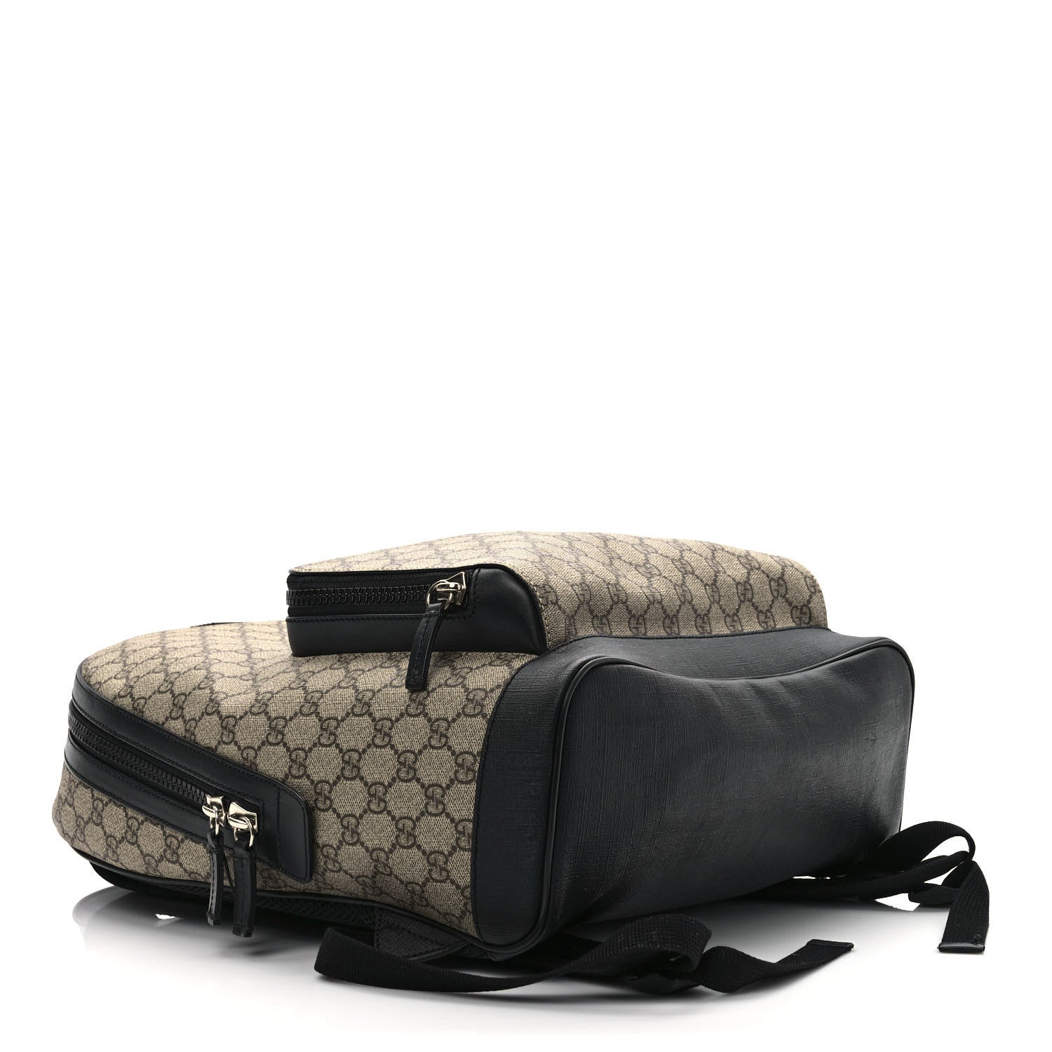 Gucci GG Supreme Monogram Medium Backpack Black 4 of 10