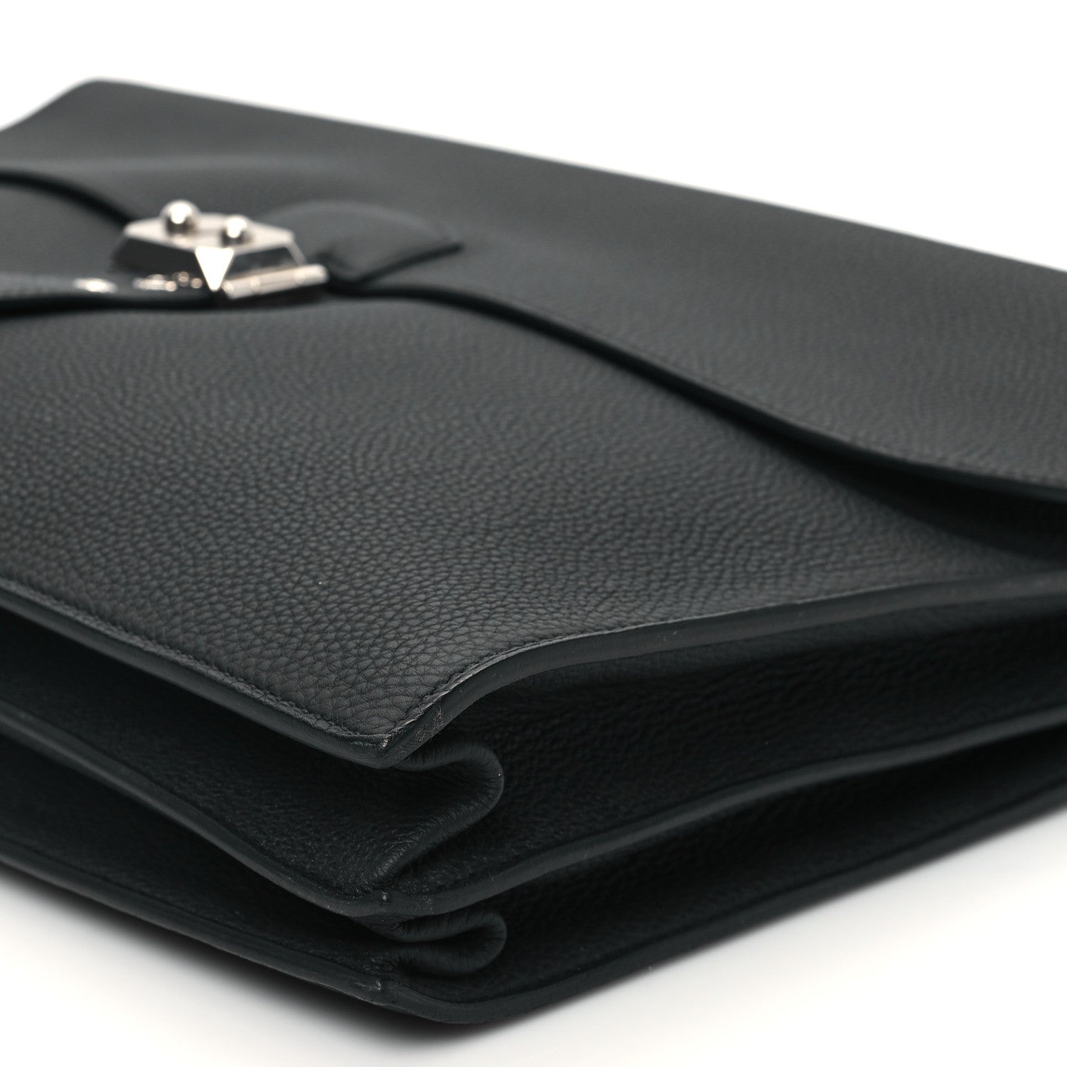 Hermes Togo Sac A Depeches 41 Briefcase Black 10 of 12
