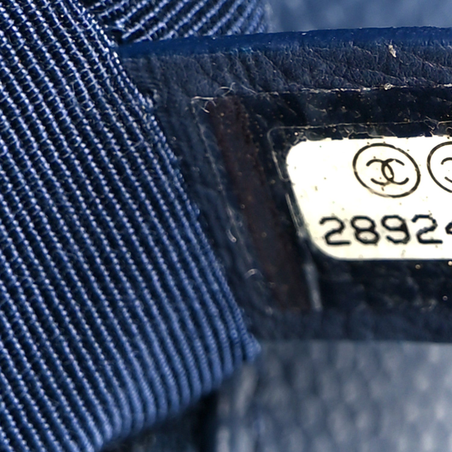 Chanel Caviar Quilted New Medium Boy Flap Blue 7 of 11