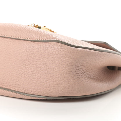 Chloe Grained Lambskin Drew Shoulder Bag Cement Pink 10 of 13