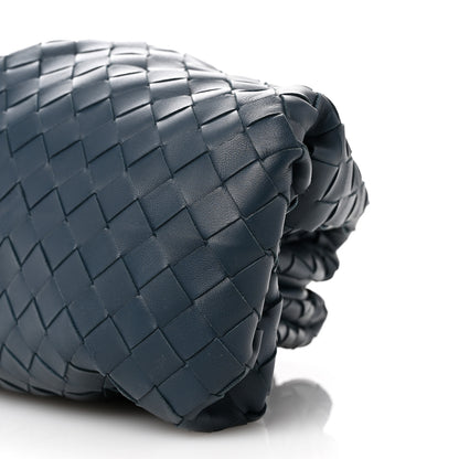 Bottega Veneta Nappa Maxi Intrecciato The Pouch Oversized Clutch Deep Blue 9 of 9