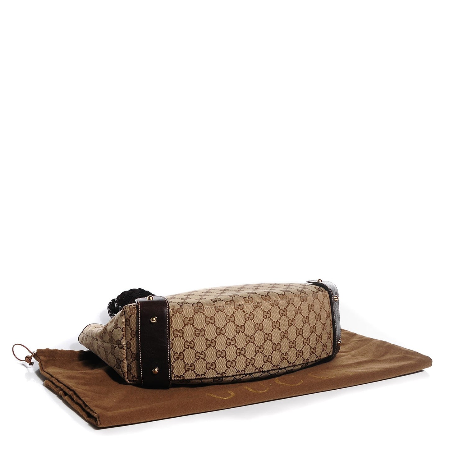 Monogram Small Pelham Shoulder Bag Dark Brown