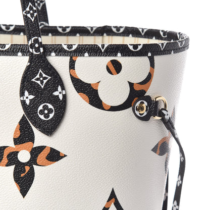 Louis Vuitton Monogram Giant Jungle Neverfull MM Ivory 12 of 12