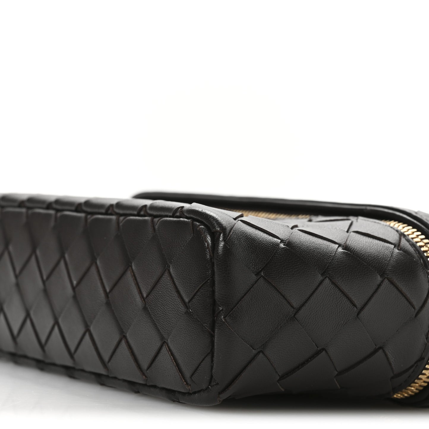 Calfskin Intrecciato Bang Bang Vanity Case Fondant