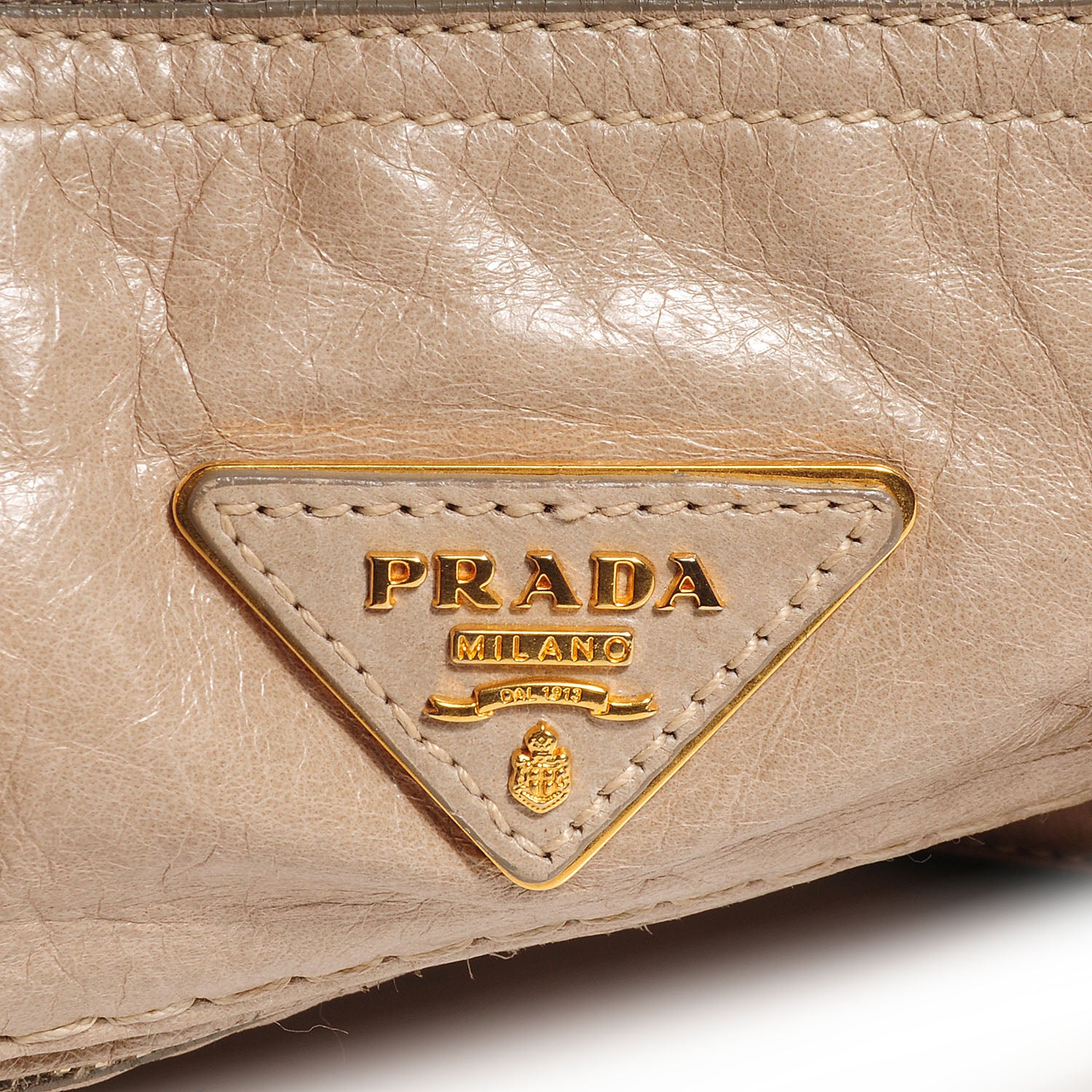 Prada Vitello Shine Bauletto Pomice 5 of 10