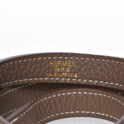 Hermes Togo Kelly Retourne 35 Etoupe 27 of 34