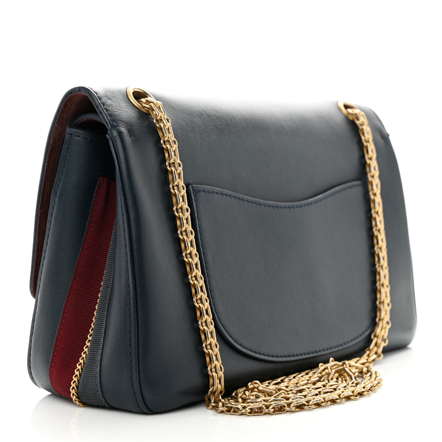 Chanel Calfskin Nude 2.55 Medals Reissue 226 Flap Navy 3 of 13