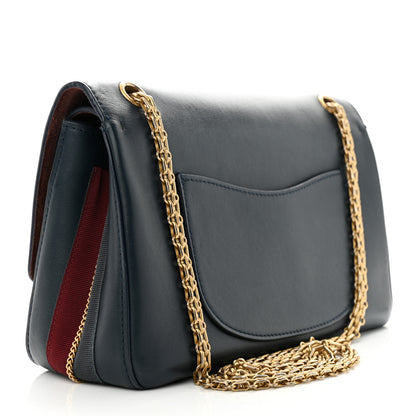Chanel Calfskin Nude 2.55 Medals Reissue 226 Flap Navy 3 of 13