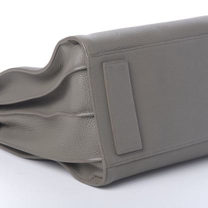 Saint Laurent Grained Calfskin Medium Supple Sac De Jour Kaki Militaire 11 of 12