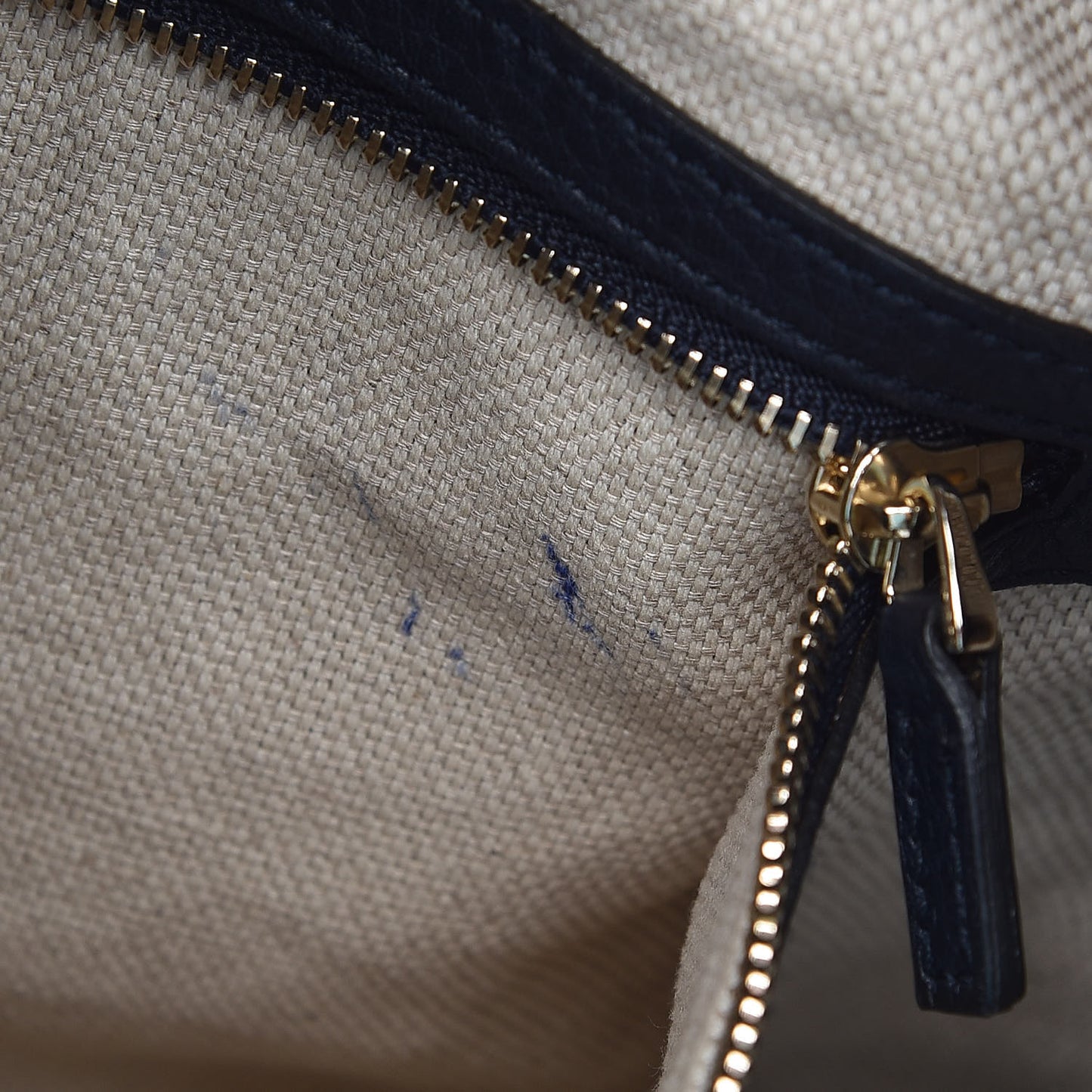 Pebbled Calfskin Medium Soho Shoulder Bag Blue