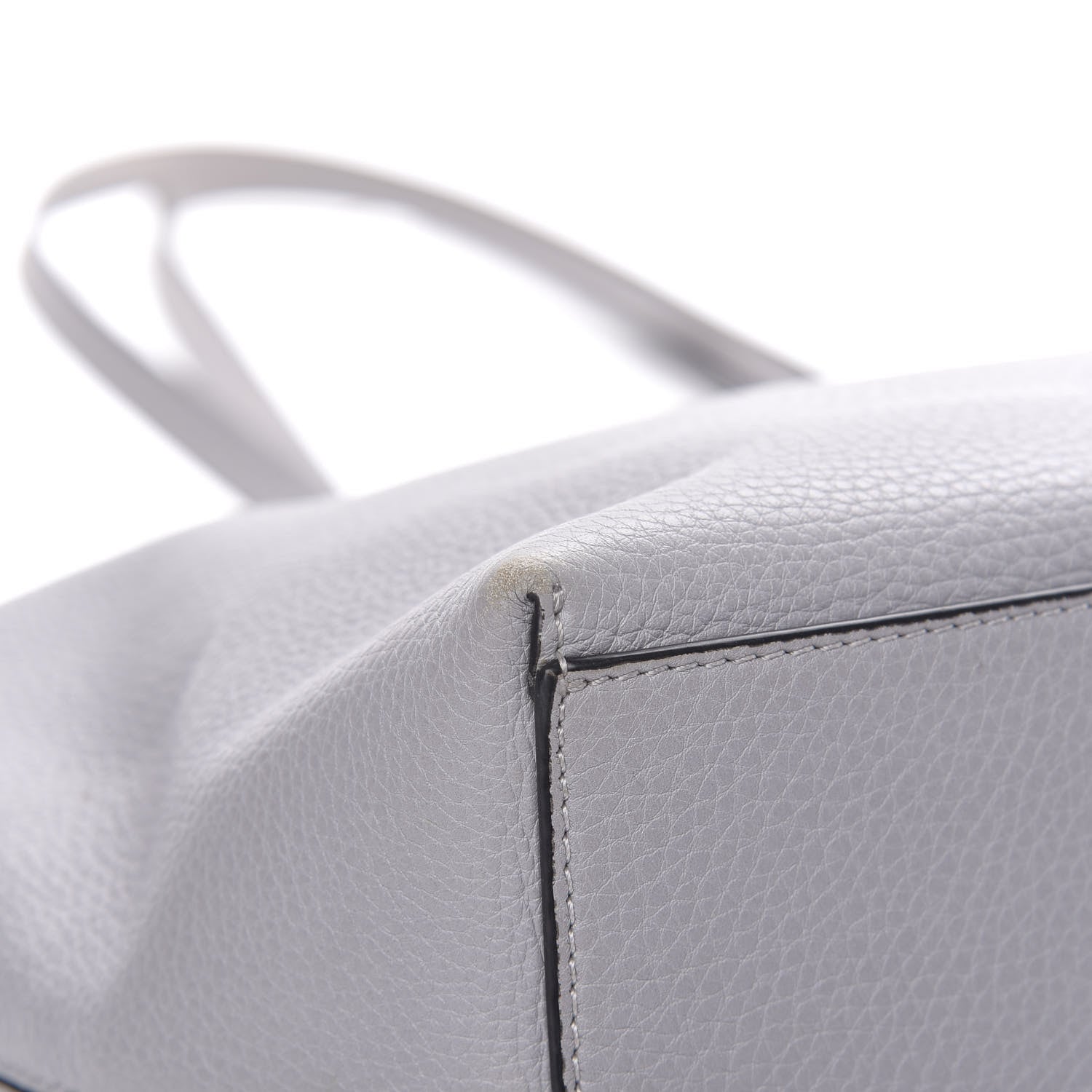 Valentino Garavani Grained Calfskin Rockstud Shoulder Tote Perla 8 of 12