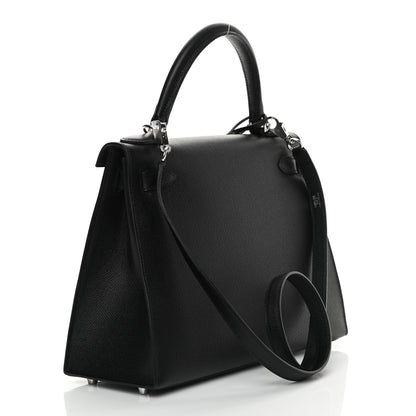 Hermes Epsom Kelly Sellier 28 Black 3 of 12