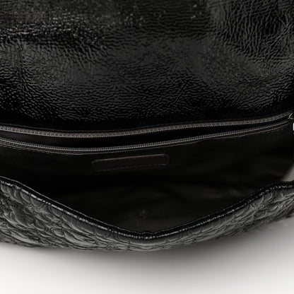 Chanel Vinyl Rock In Moscow Single Flap Black 5 of 10
