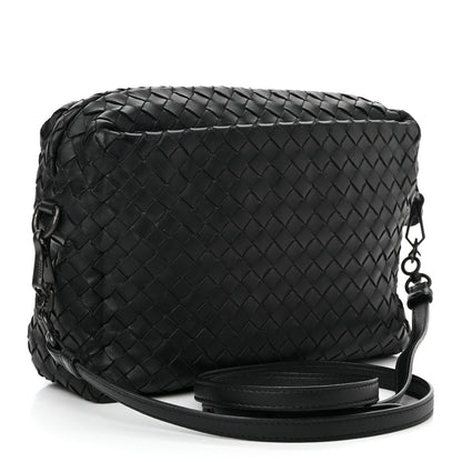 Bottega Veneta Nappa Intrecciato Crossbody Messenger Black 3 of 9
