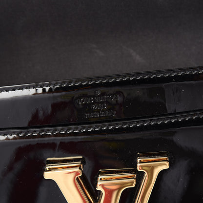 Louis Vuitton Patent Louise Clutch Black 6 of 7