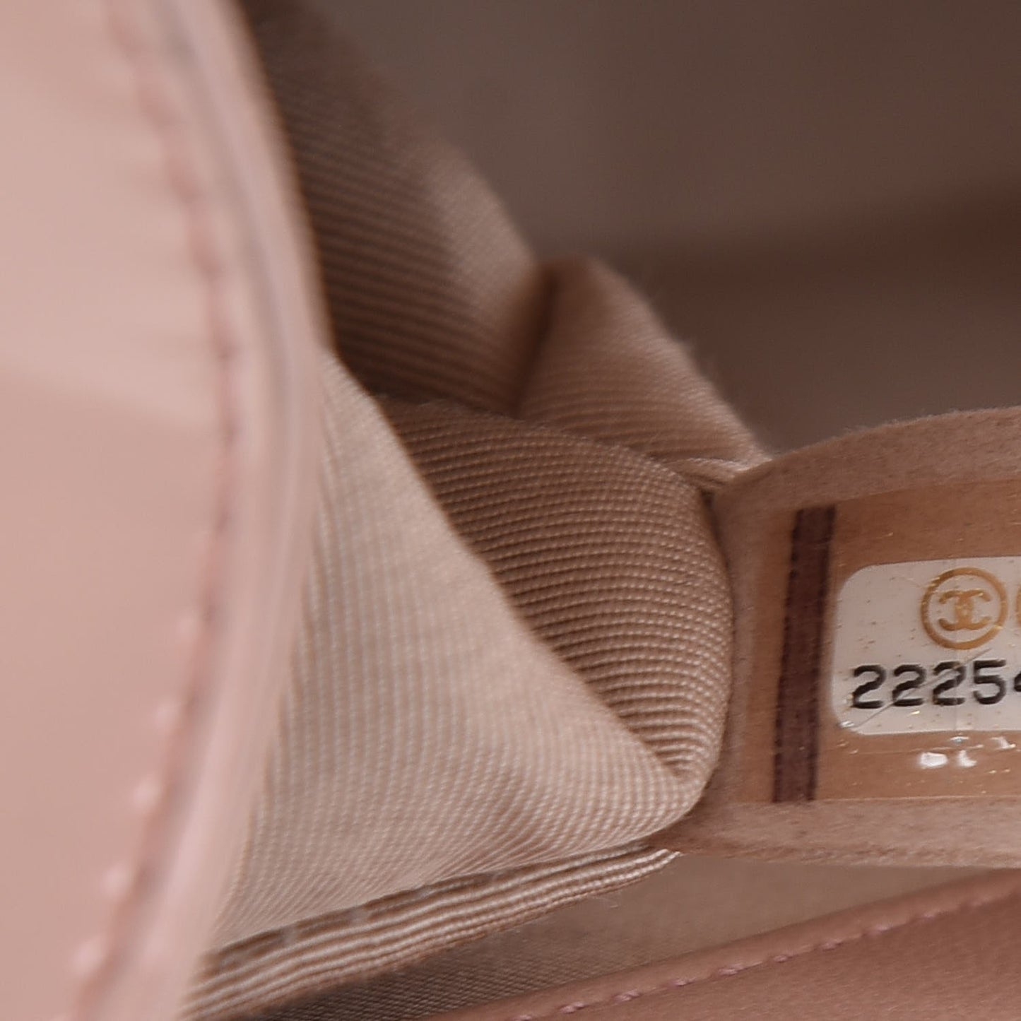 Iridescent Calfskin Quilted Medium Boy Flap Light Pink