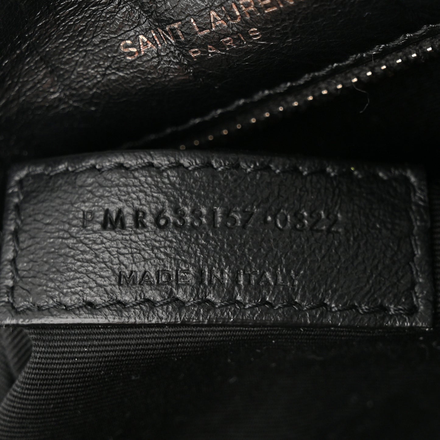 Crinkled Calfskin Matelasse Monogram Large Niki Chain Satchel Black