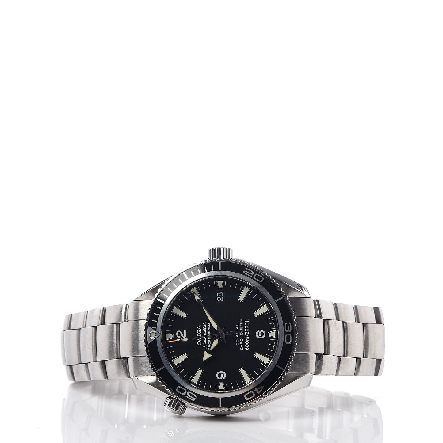 Stainless Steel 40mm Seamaster Planet Ocean Diver Automatic Watch Black 232.30.46.21.01.001