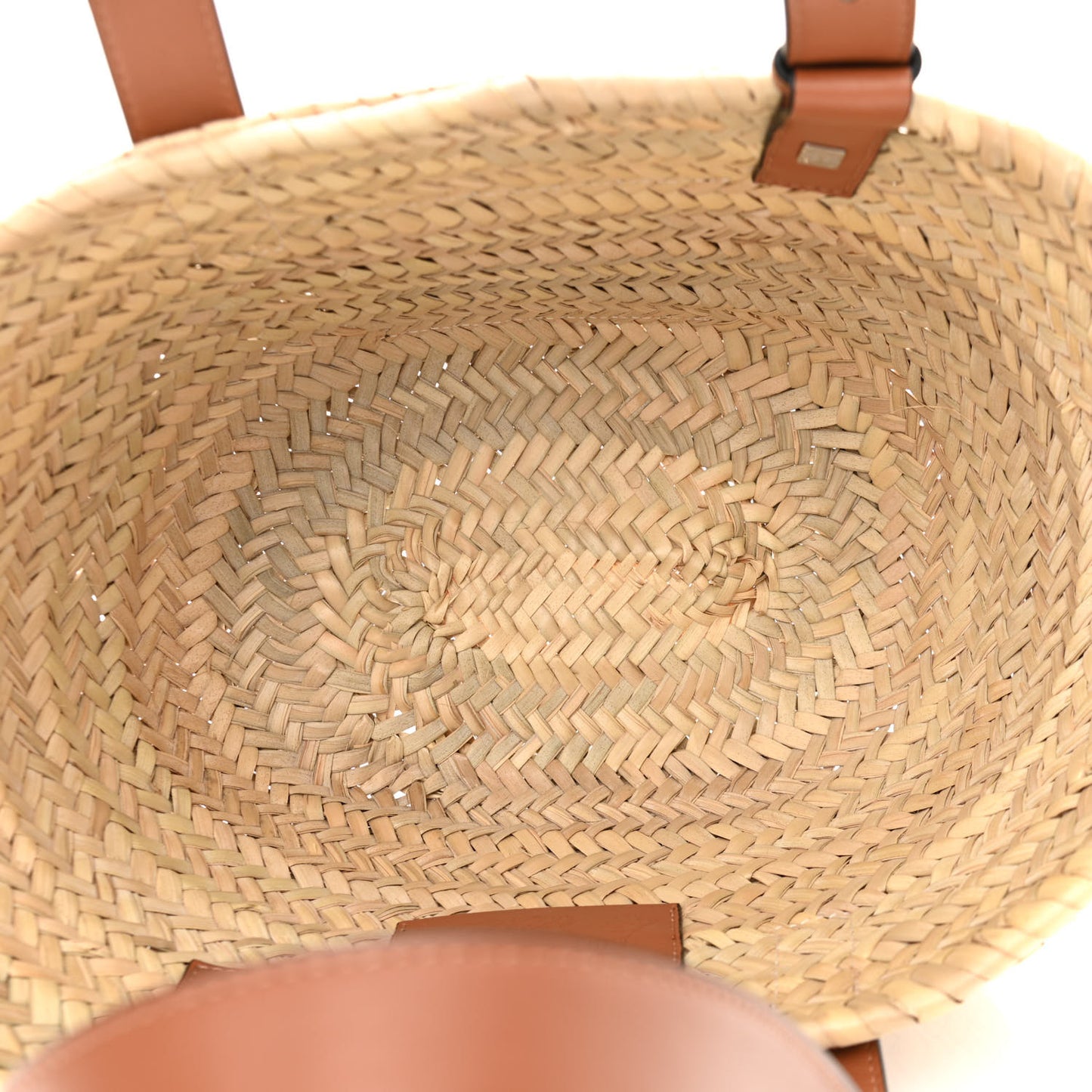 X MY NEIGHBOR TOTORO Raffia Dust Bunnies Basket Tote Bag Black Tan